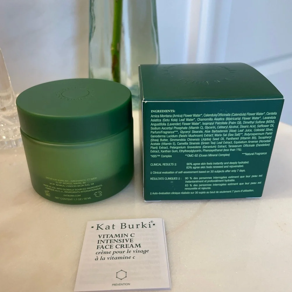 Kat Burki, Vitamin C Face Cream 1.7oz.
New in box. - Picture 2 of 4